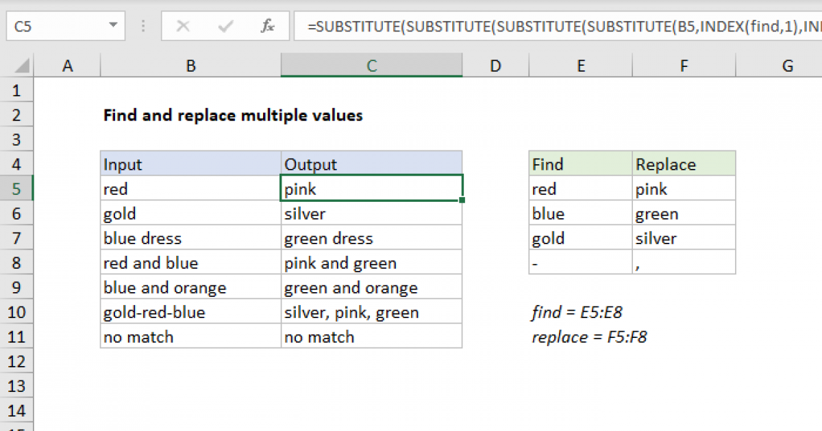 how-to-use-find-and-replace-in-excel-2013-dummies